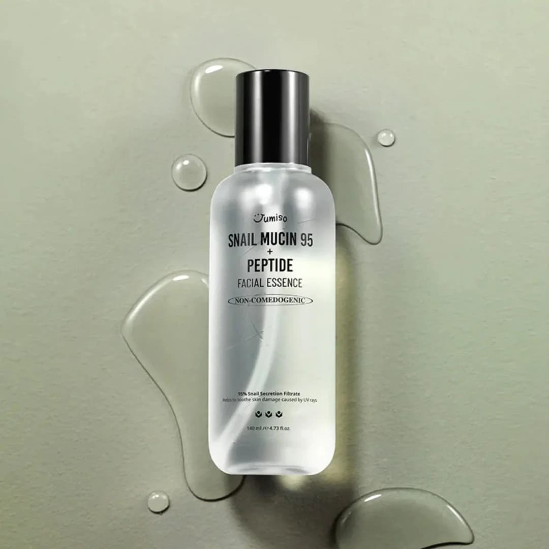 اسنس آبرسان حلزون و پپتاید جومیسو Jumiso Snail Mucin 95 + Peptide Essence حجم 140 میل — تصویر ۱۰