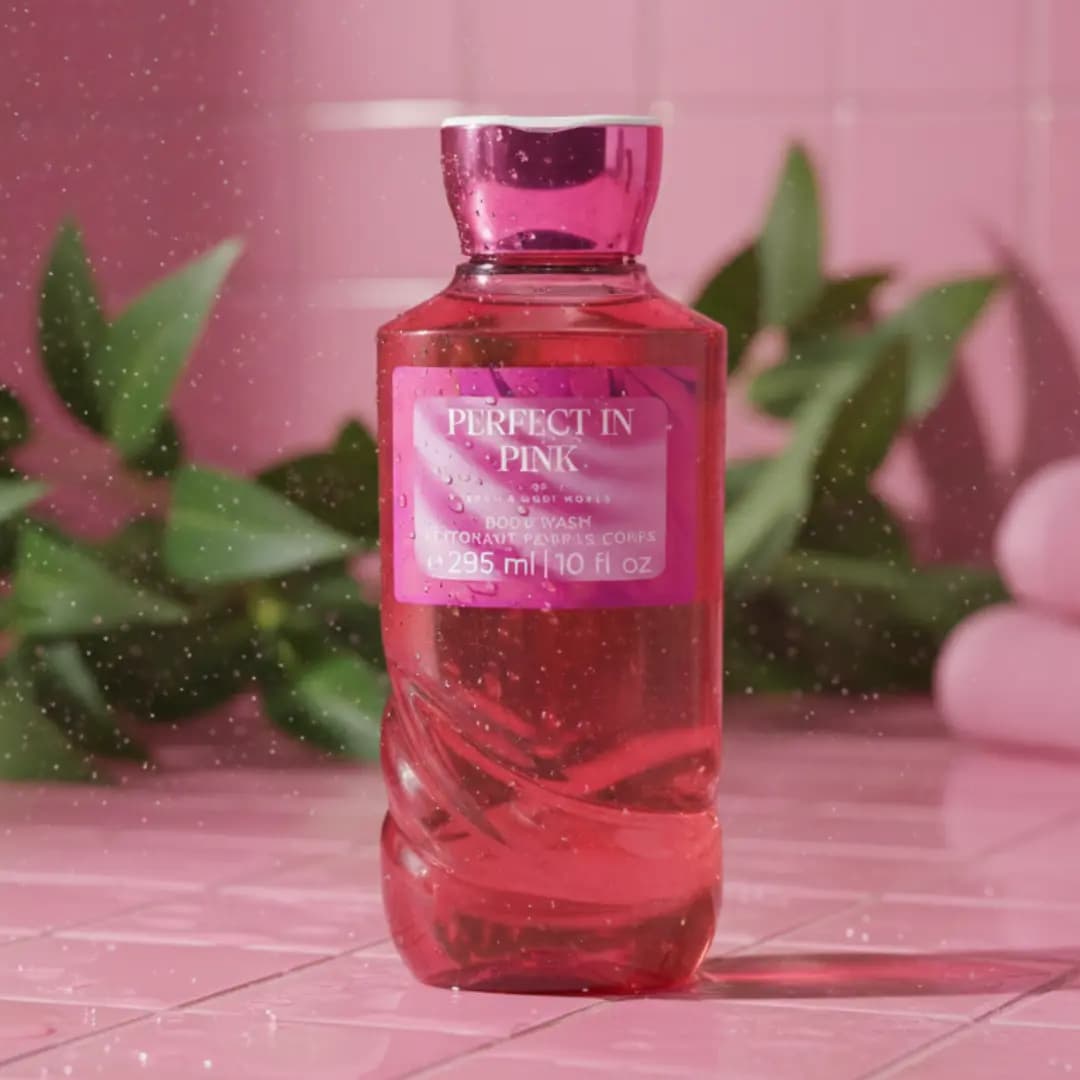 شامپو بدن بث اند بادی ورکس مدل Perfect In Pink حجم 295 میل — تصویر ۳