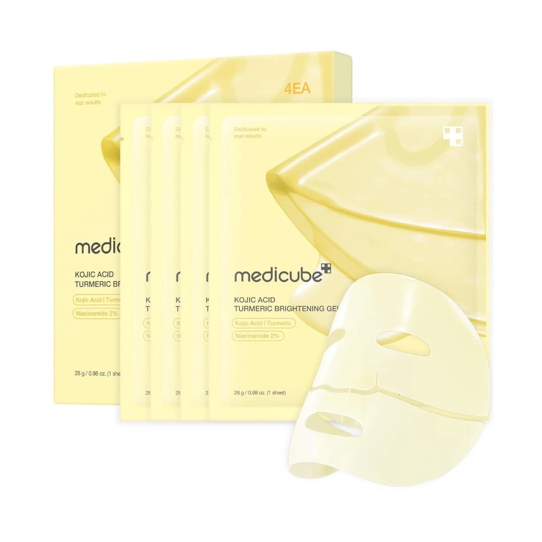ماسک ورقه ای کوجیک اسید و زردچوبه مدی کیوب Medicube Kojic Acid Mask