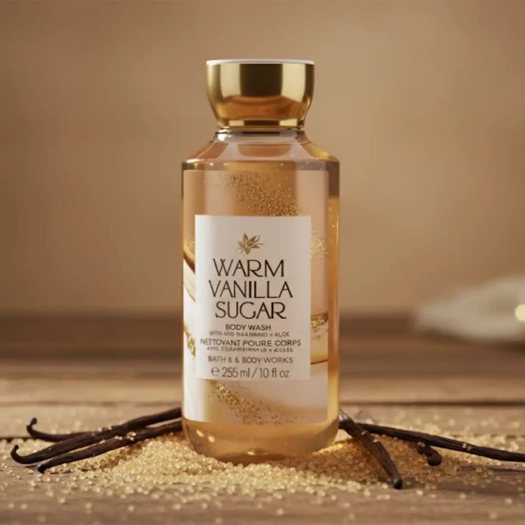 شامپو بدن Warm Vanilla Sugar بث اند بادی ورکس حجم 295 میل — تصویر ۵