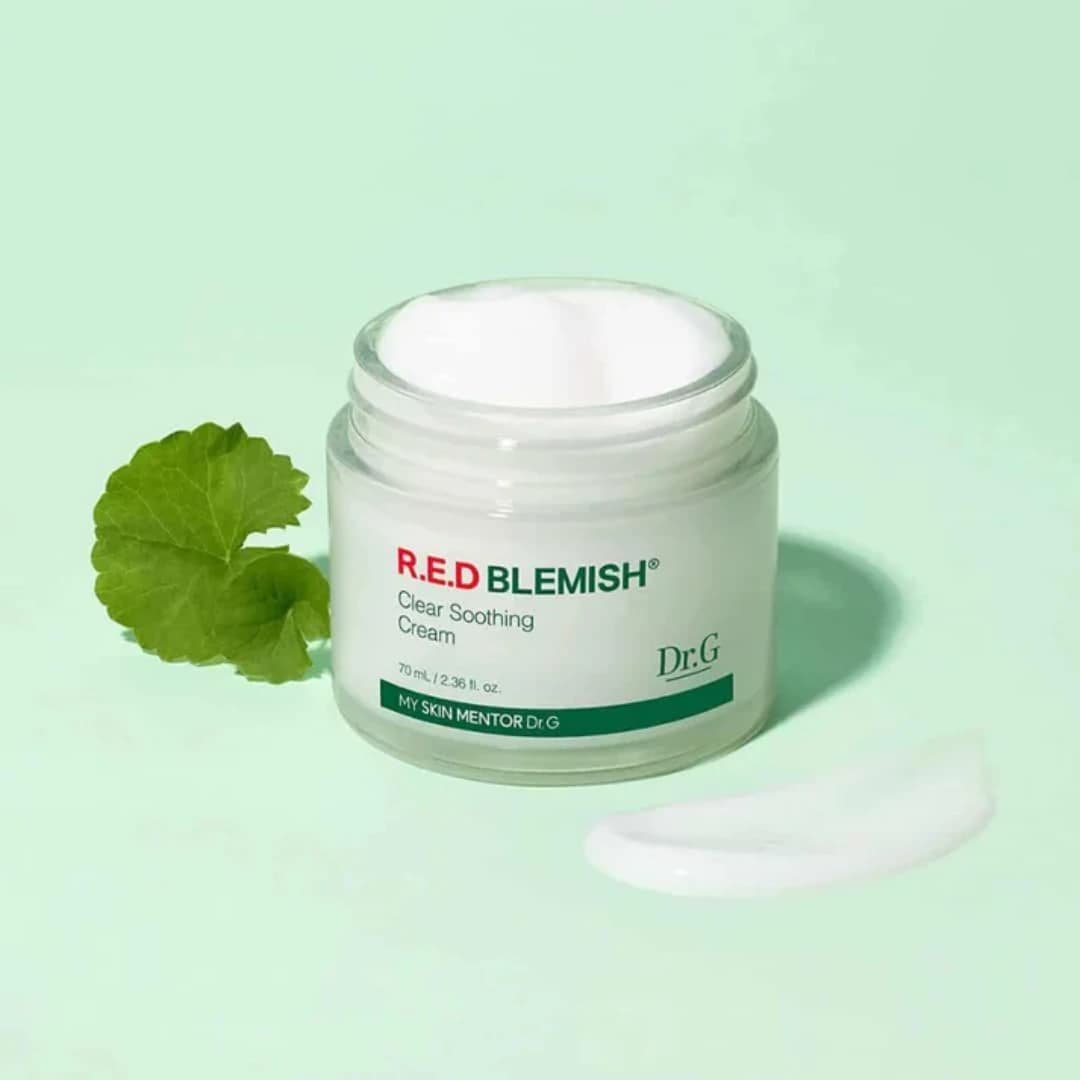 کرم آبرسان رد بلمیش دکتر جی Dr.G Red Blemish Cream حجم 70 میل — تصویر ۳