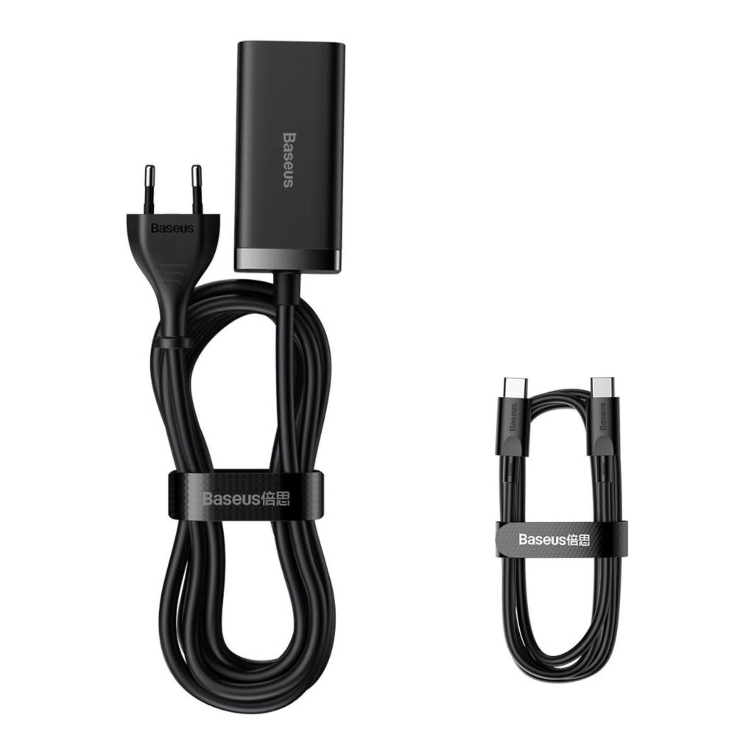 شارژر دیواری باسئوس مدل CCDK100EU GaN3 Pro 100W به همراه کابل USB-C طول 1.5 متر — تصویر ۱۰
