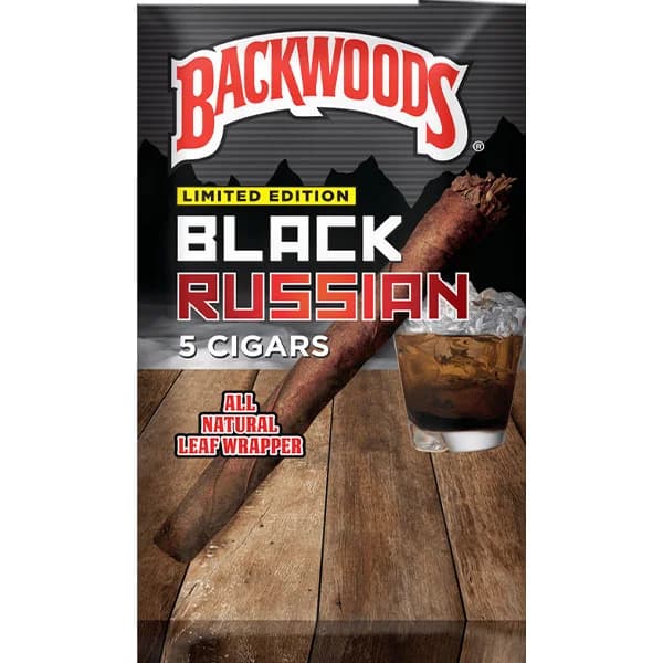 سیگار برگ بک وودز بلک راشن اورجینال Backwoods black russian original