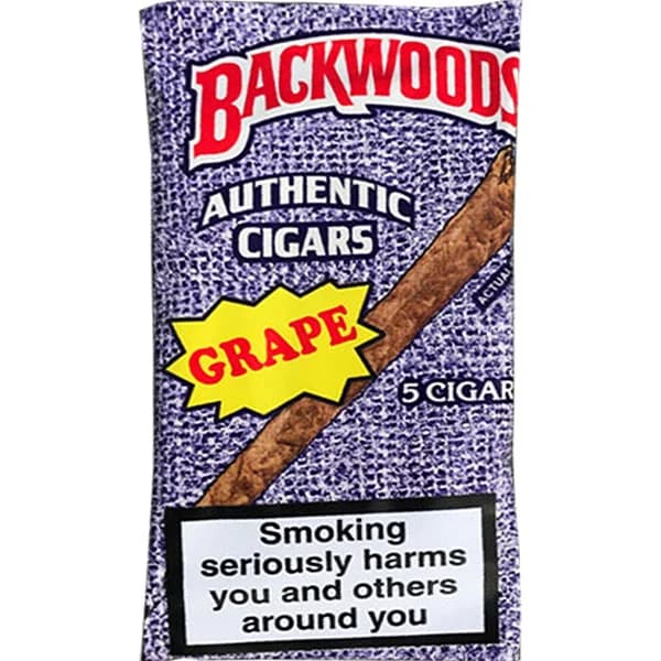 سیگار برگ بک وودز انگور اسموک Backwoods grape smoke