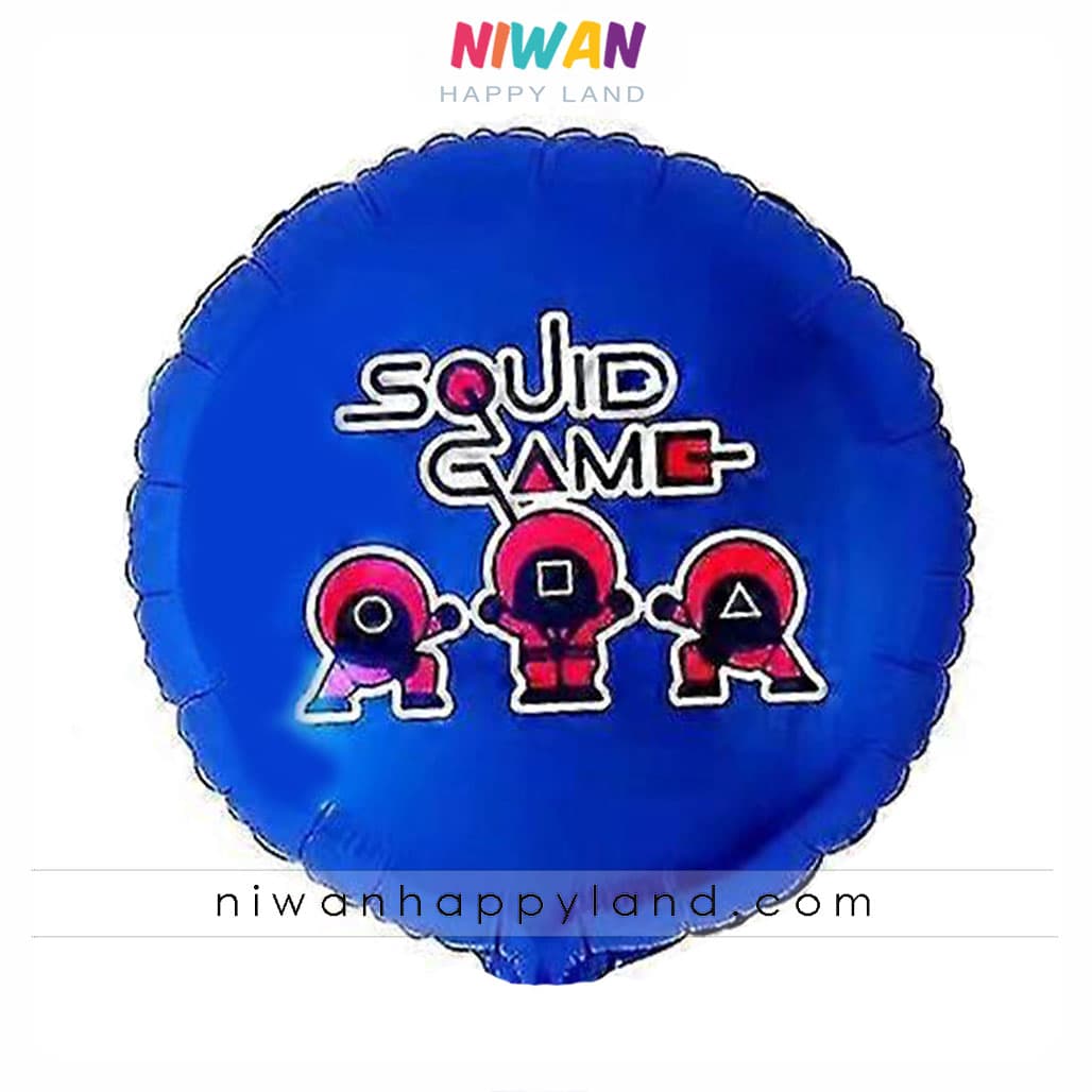 بادکنک فویلی اسکویید گیم گرد