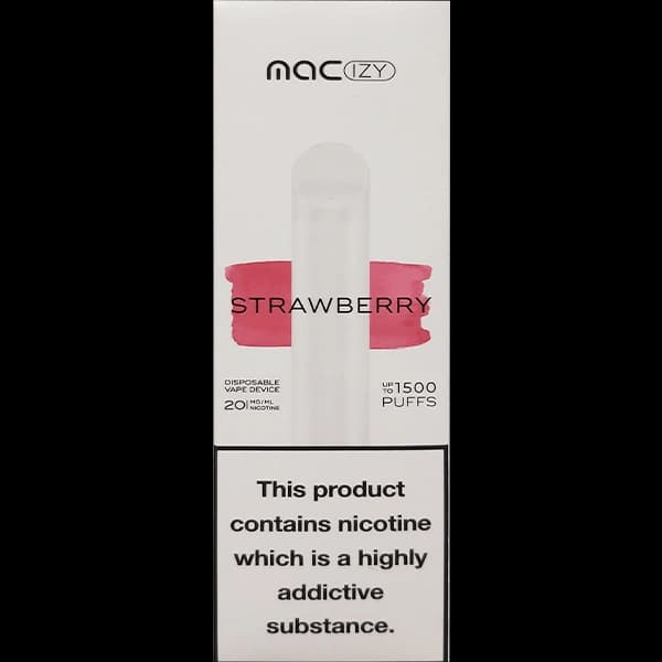 پاد یک بار مصرف مک توت فرنگی 1500 پاف Mac strawberry pod — تصویر ۲