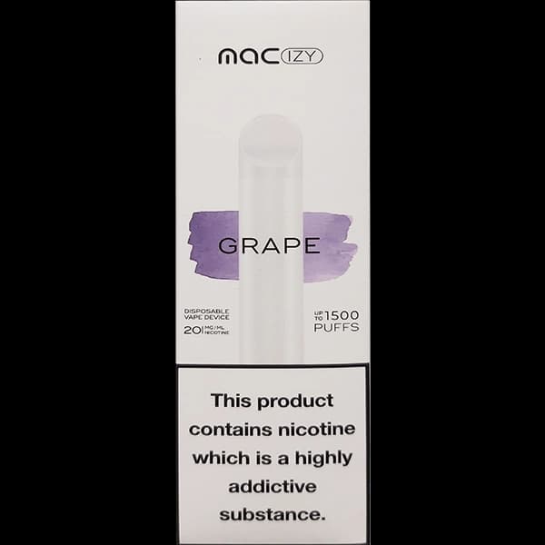 پاد یکبار مصرف مک انگور 1500 پاف Mac grape pod — تصویر ۳