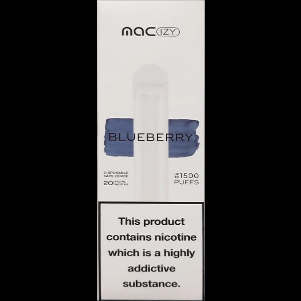 پاد یک بار مصرف مک بلوبری 1500 پاف Mac blueberry pod — تصویر ۳