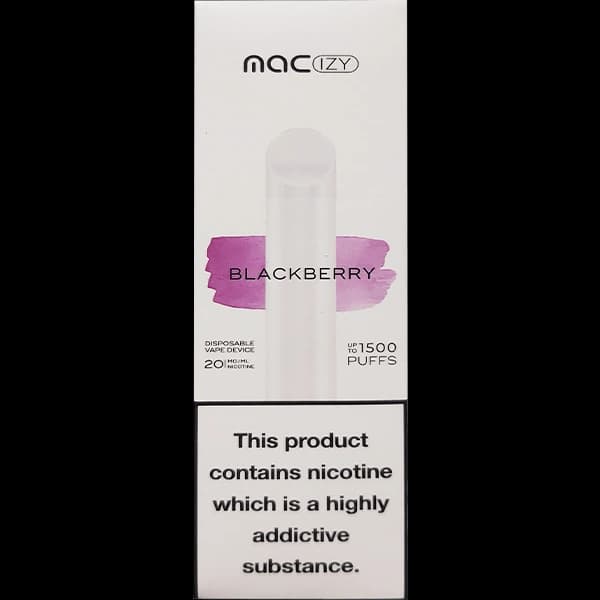 پاد یکبار مصرف مک توت سیاه 1500 پاف Mac blackberry pod