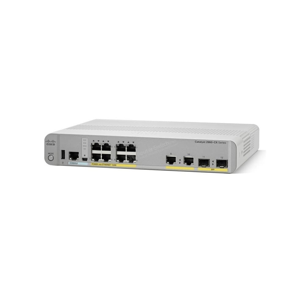 سوئیچ شبکه سیسکو 8 پورت WS-C2960CX-8PC-L ریفر — تصویر ۴