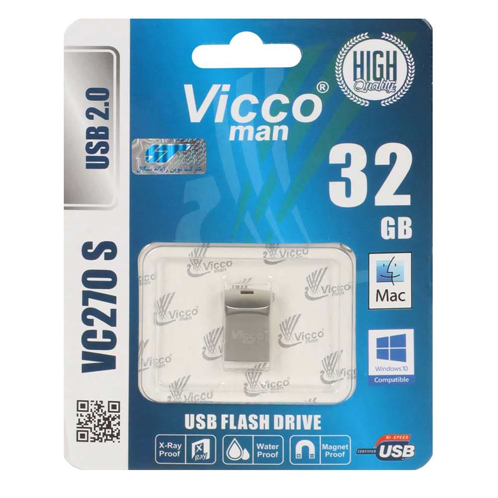 فلش مموری USB2.0 ویکومن 32 گیگابایت مدل VC270 — تصویر ۲