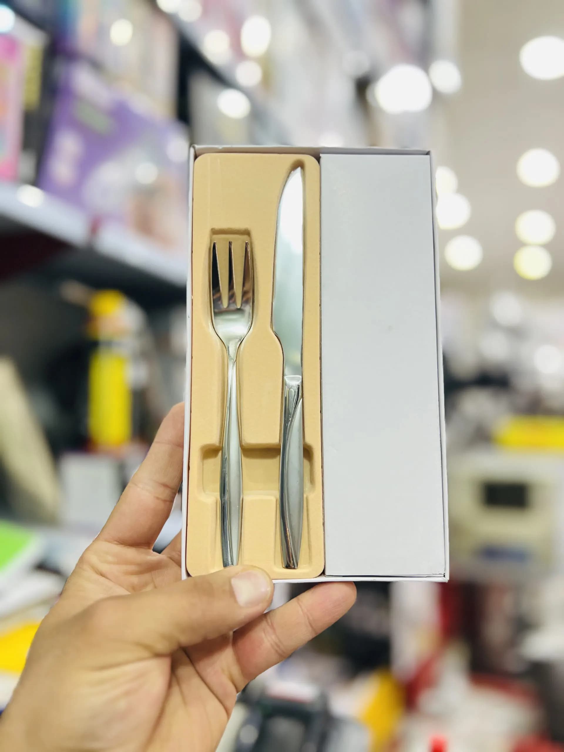 سرویس کارد و چنگال میوه خوری 12 پارچه یونیک Unique طرح ماینز چاقو و چنگال استیل — تصویر ۱۱