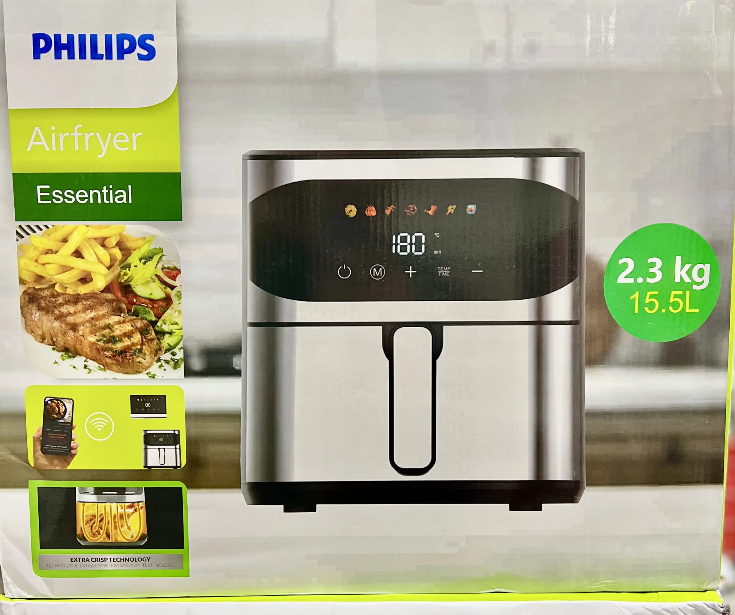 سرخ کن(سرخکن) 2 المنت 15.5 لیتر وای فای دار فیلیپس 2200 وات مدل M9015DW