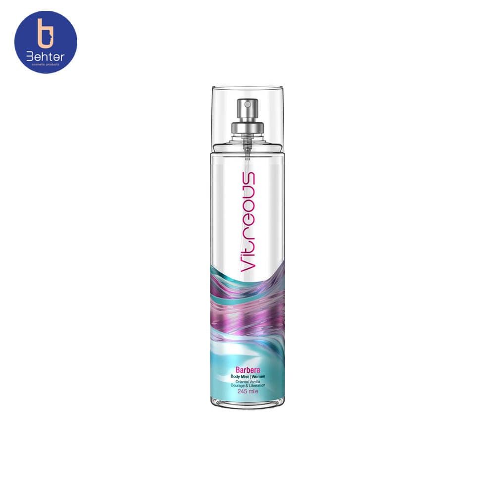 بادی میست باربرا ویتروس 245میل Vitreous Barbera body mist, 245 ml