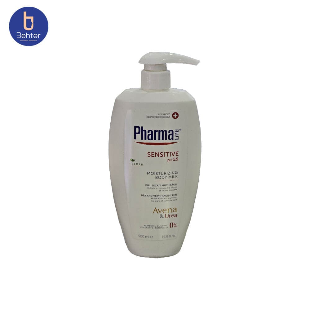 شیربدن (لوسیون) سنستیو فارمالاین حجم 500میل Pharma line Sensitive Body Lotion, 500ml