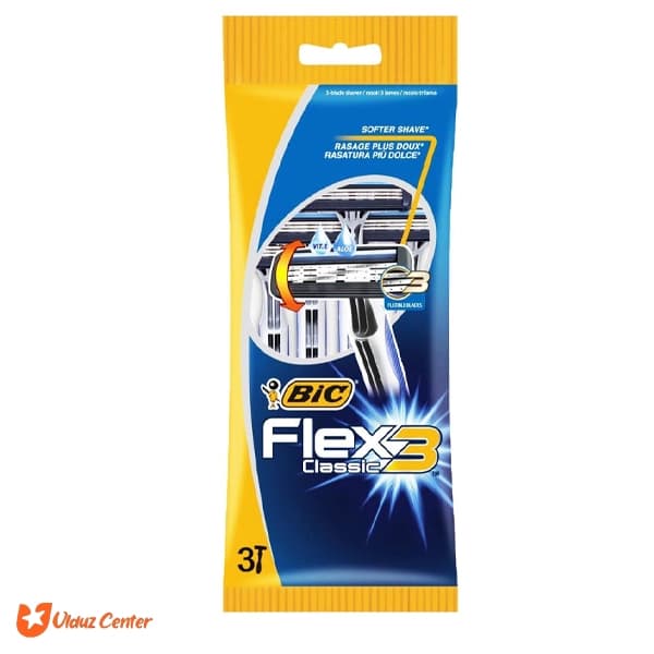 خودتراش سه تیغه بیک مدل Flex بسته 3عددی — تصویر ۳