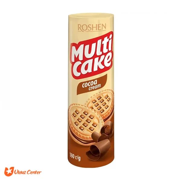 مولتی کیک روشن با طعم کرم کاکائو 180 گرم