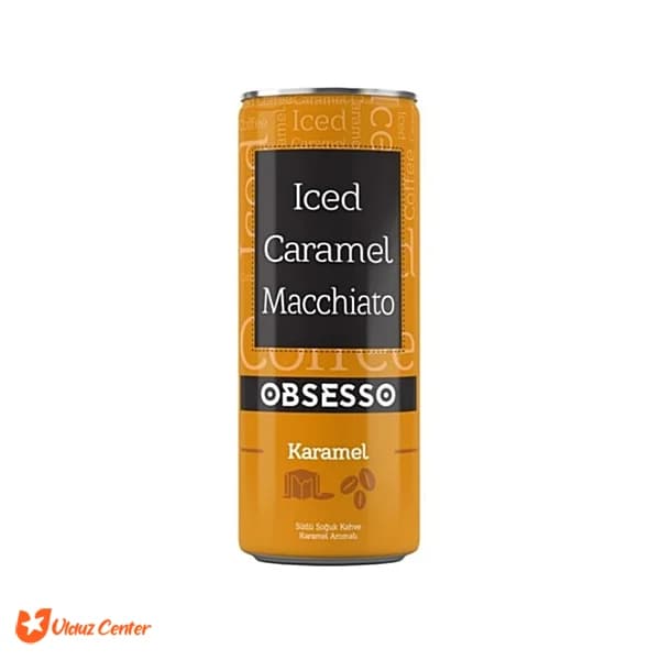 قهوه سرد obsesso مدل Caramel Macchiatoحجم 250 میل
