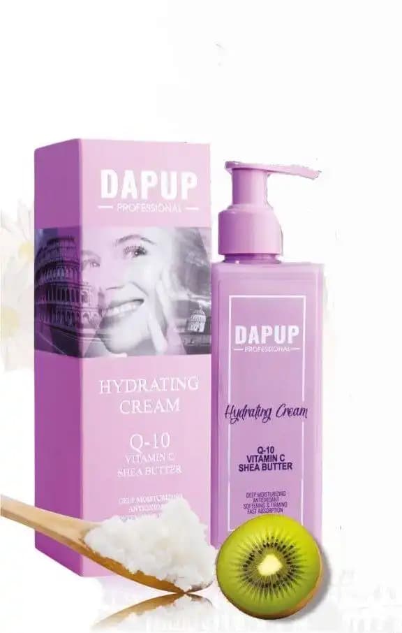 کرم مرطوب کننده Dapup حاوی شی باتر و ویتامین C و Q10 حجم 250 میل — تصویر ۴