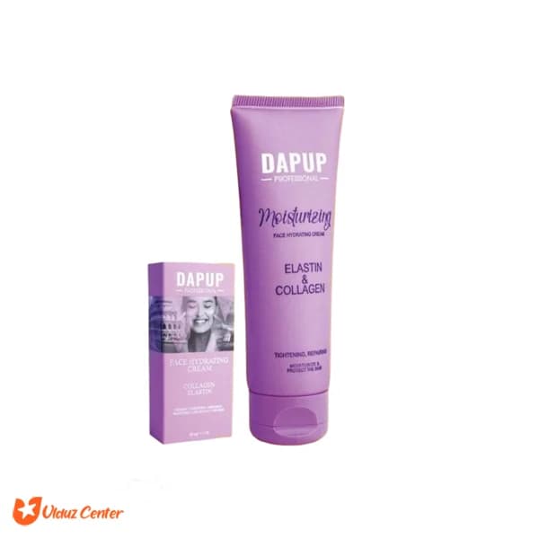 کرم مرطوب کننده و آبرسان صورت Dapup حاوی کلاژن و الاستین حجم 50 میل — تصویر ۲