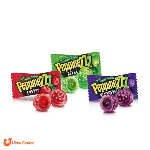آبنبات ترش روشن مدل Peppinez بسته 200 گرم — تصویر ۲