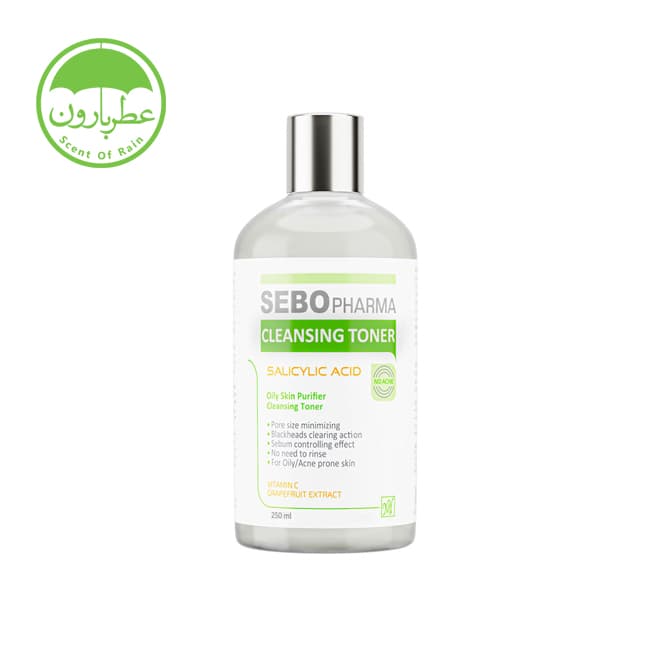 تونر پاک‌کننده صورت سبوفارما 250 حجم میلی‌لیتر
