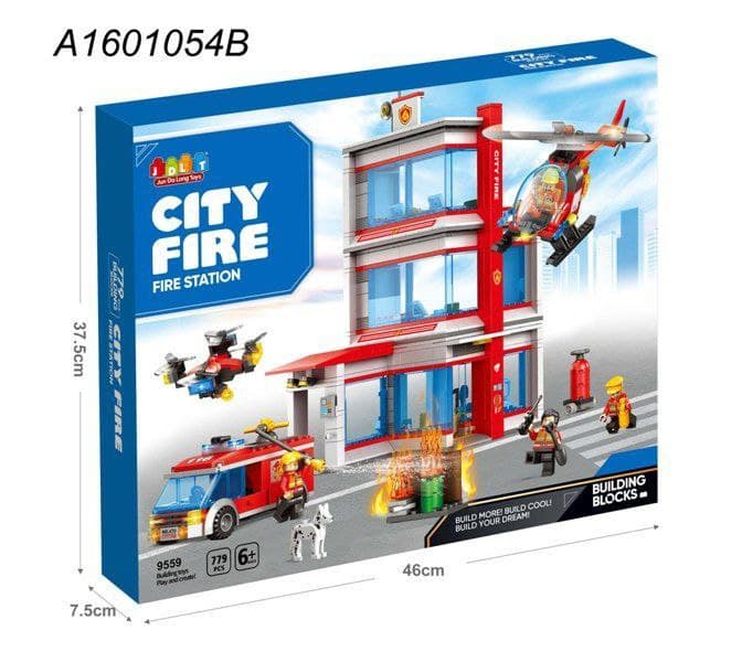 لگو پایگاه آتش نشانی CITY FIRE کد 9559