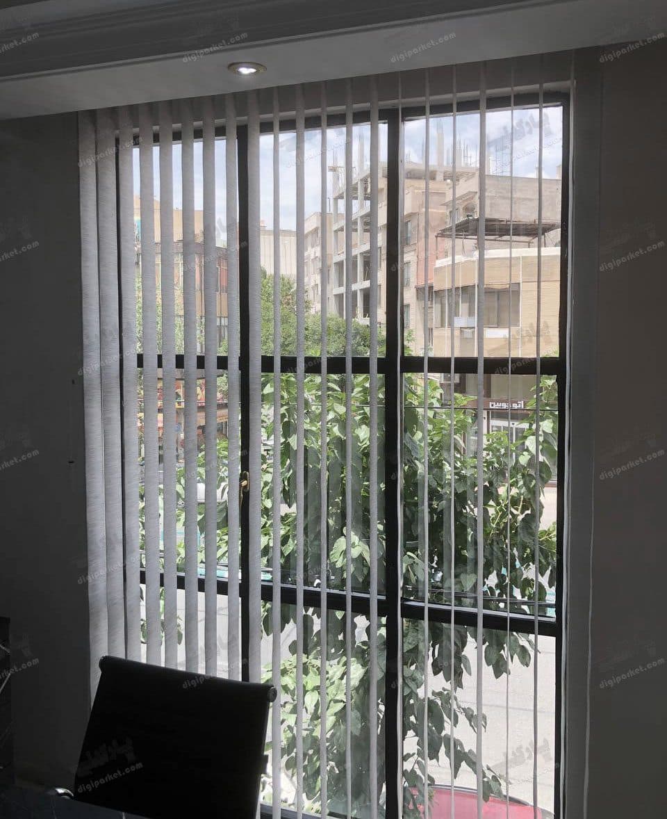 پرده لوردراپه طرح بامبو رنگ طوسی کد 415 — تصویر ۵