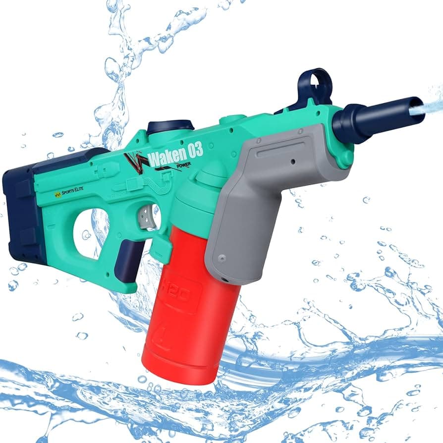 تفنگ آبپاش شارژی مدل DOLPHINS WATER GUN کد 3203 — تصویر ۲