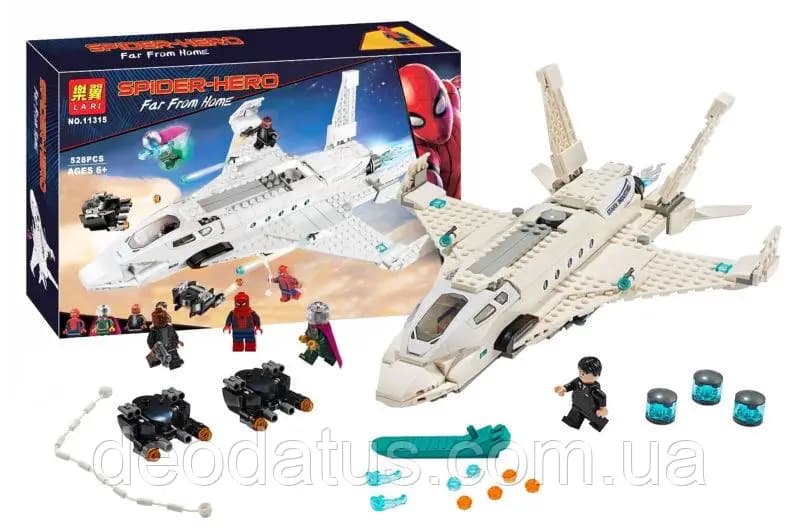 لگو سفینه انتقام جویان مدل Spider Hero برند BELA کد 11315 — تصویر ۱۲