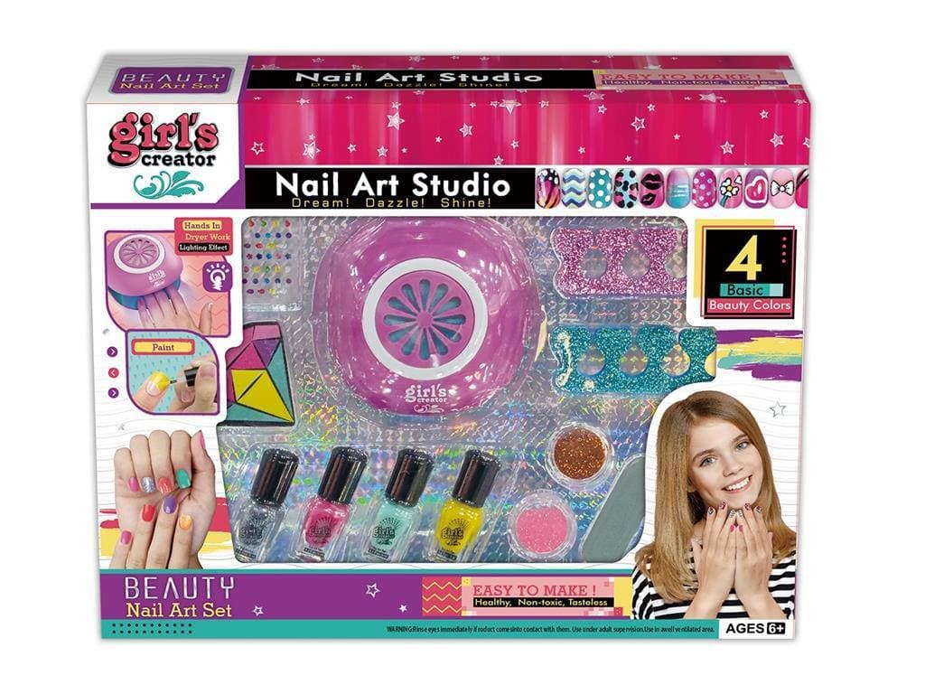 ست اسباب بازی طراحی ناخن مدل Nail Art کد 383