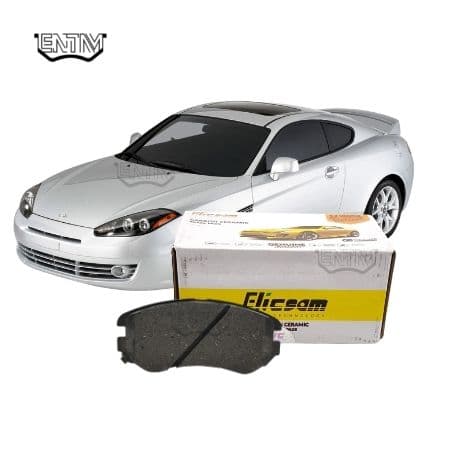 لنت ترمز جلو هیوندای کوپه مدل های 2007-2009 برند الیک سام (Elicsam)