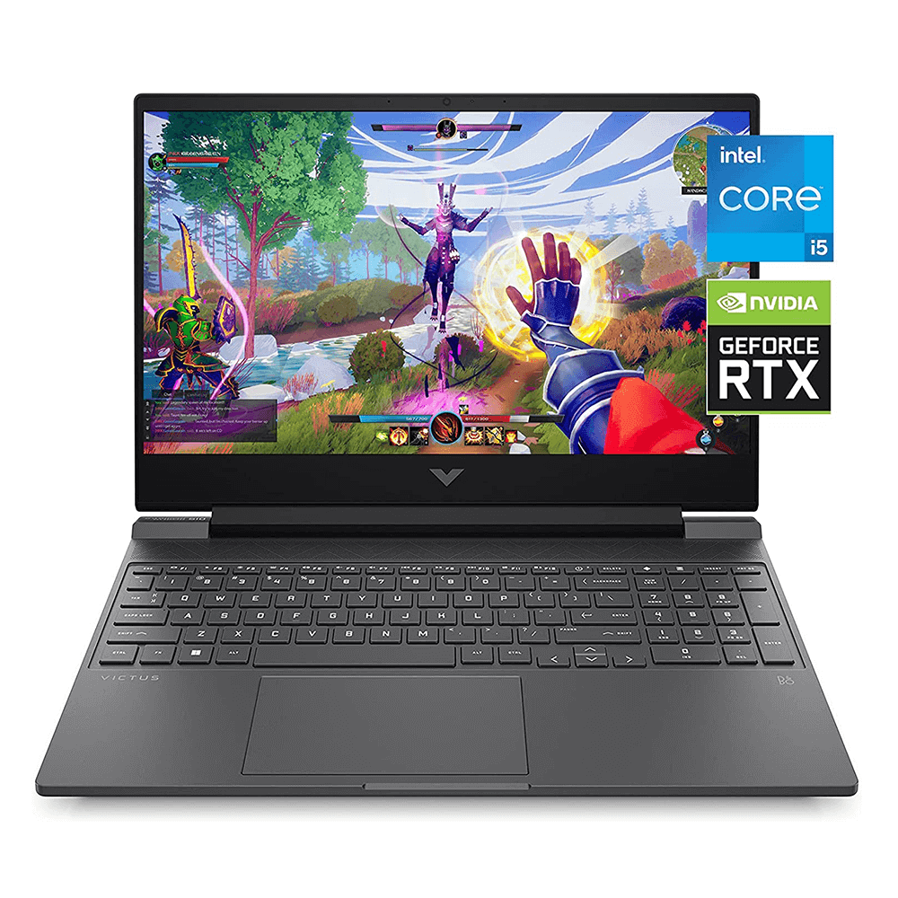 لپ تاپ اچ پی 15 اینچی مدل Victus 15-FA0025NR پردازنده Core i5-12500H رم 8GB حافظه 512GB SSD گرافیک 4GB RTX3050
