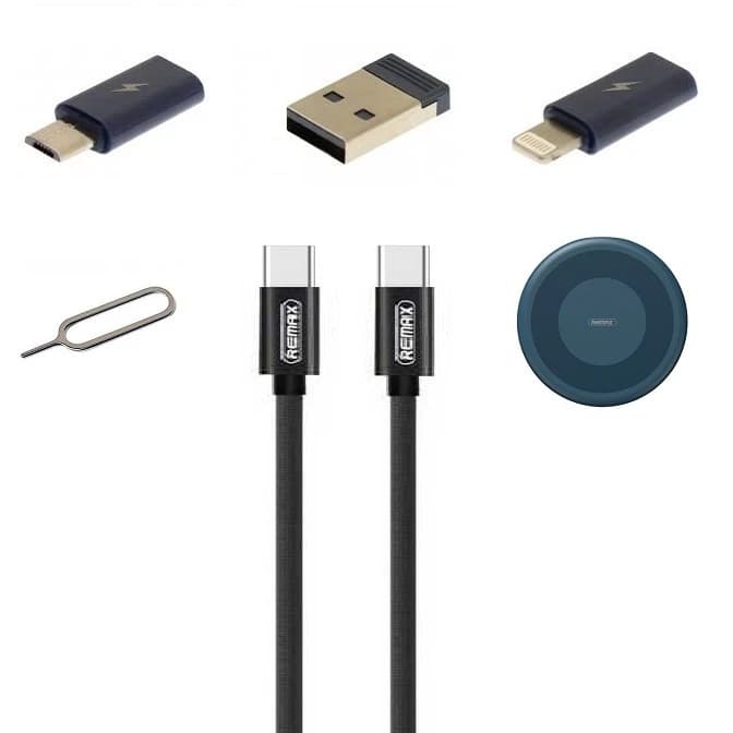 کابل تبدیل USB/USB-C به microUSB / لایتنینگ / USB-C ریمکس مدل RC_190 — تصویر ۵