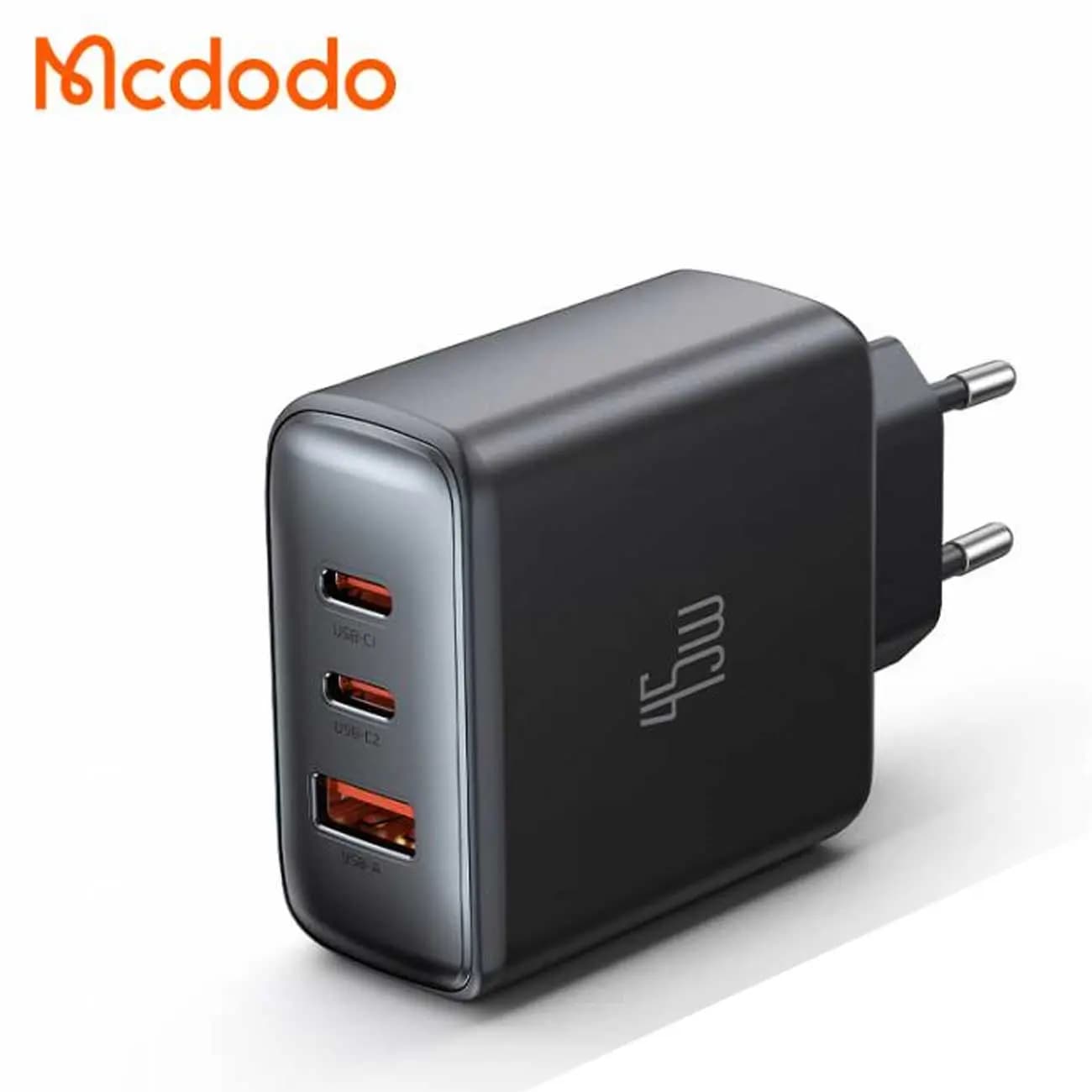کلگی شارژر TYPE-C و USB مک دودو 45 وات مدل CH-4860 — تصویر ۱۰