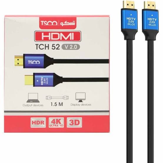کابل HDMI تسکو مدل TCH 52 طول 1.5 متر — تصویر ۹