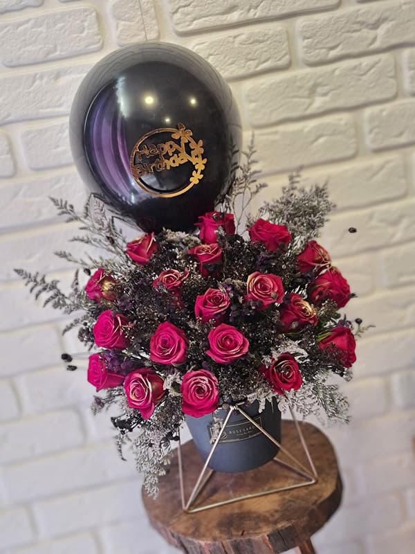باکس گل رز هلندی کد 322 – گل فروشی آنلاین رزگاردن