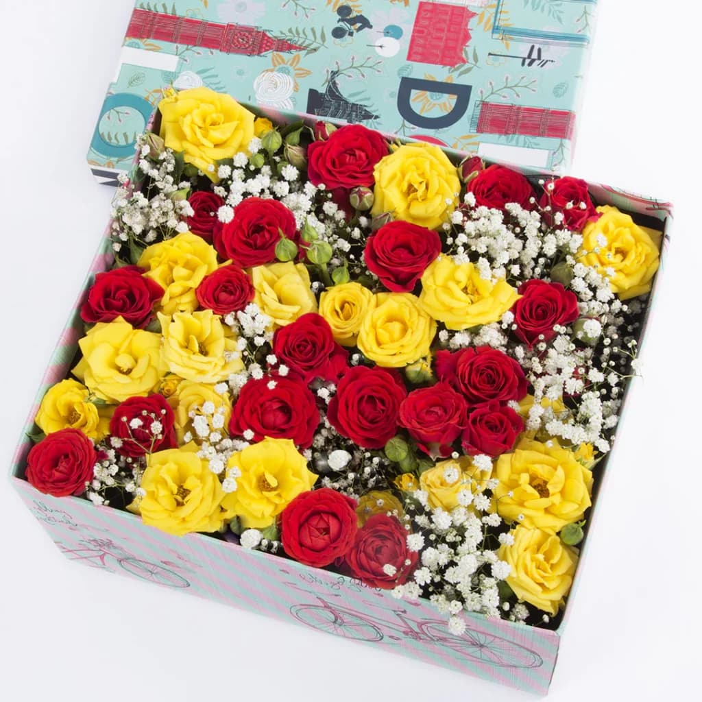 باکس گل رز مینیاتوری – کد 2290 — تصویر ۳