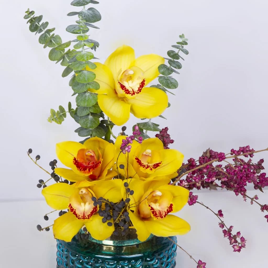 باکس شیشه ای گل ارکیده سیمبیدیوم کد4040 — تصویر ۷