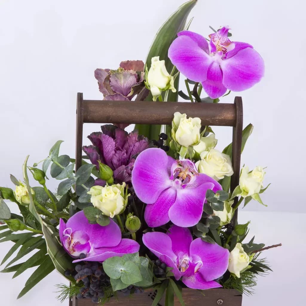 باکس گل چوبی ارکیده کد 4080 — تصویر ۵