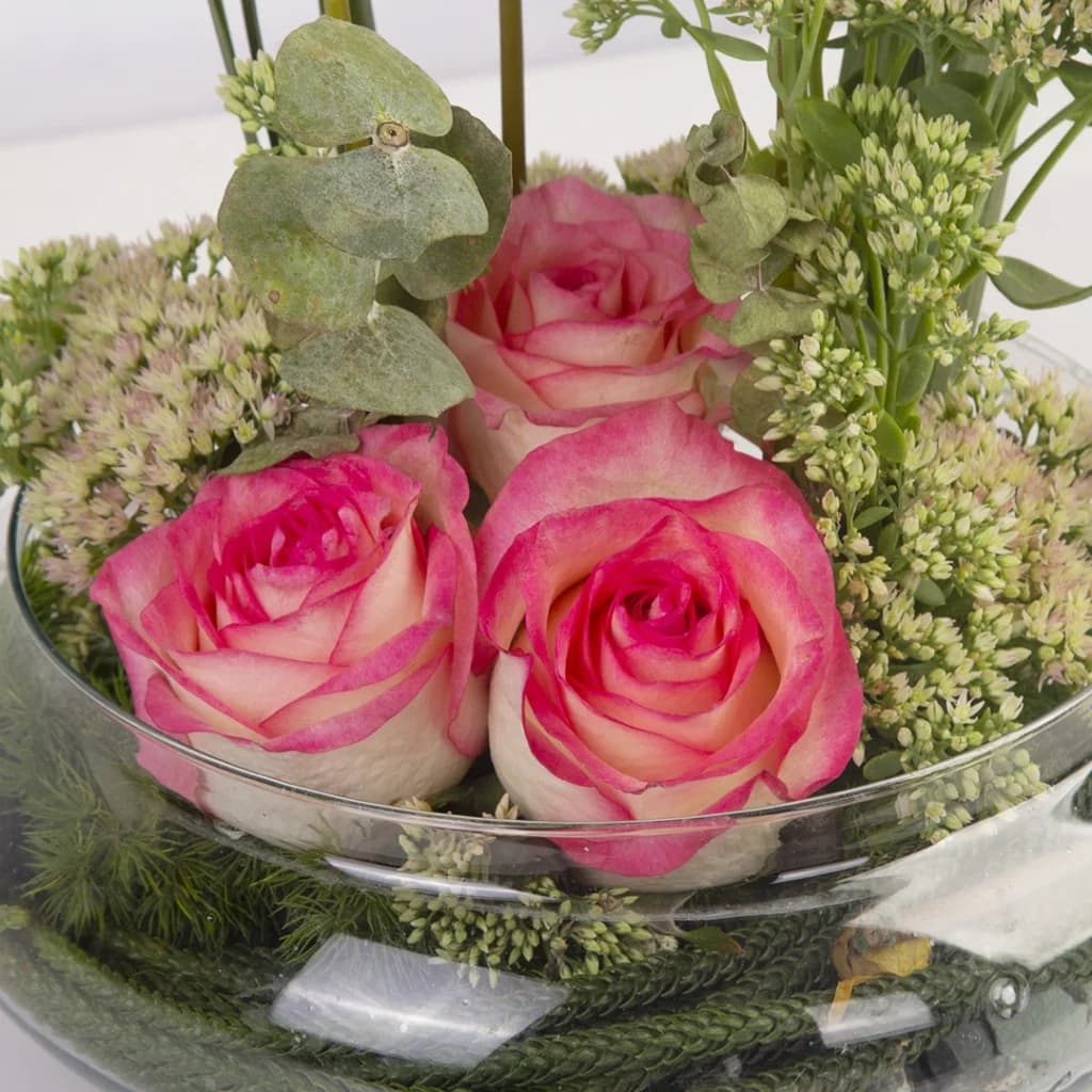 باکس شیشه ای گل آنتوریوم و رز کد 1850 — تصویر ۶