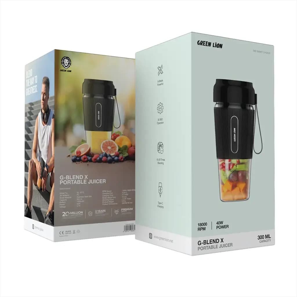آبمیوه گیر قابل حمل گرین لاین مدل G-Blend X — تصویر ۳