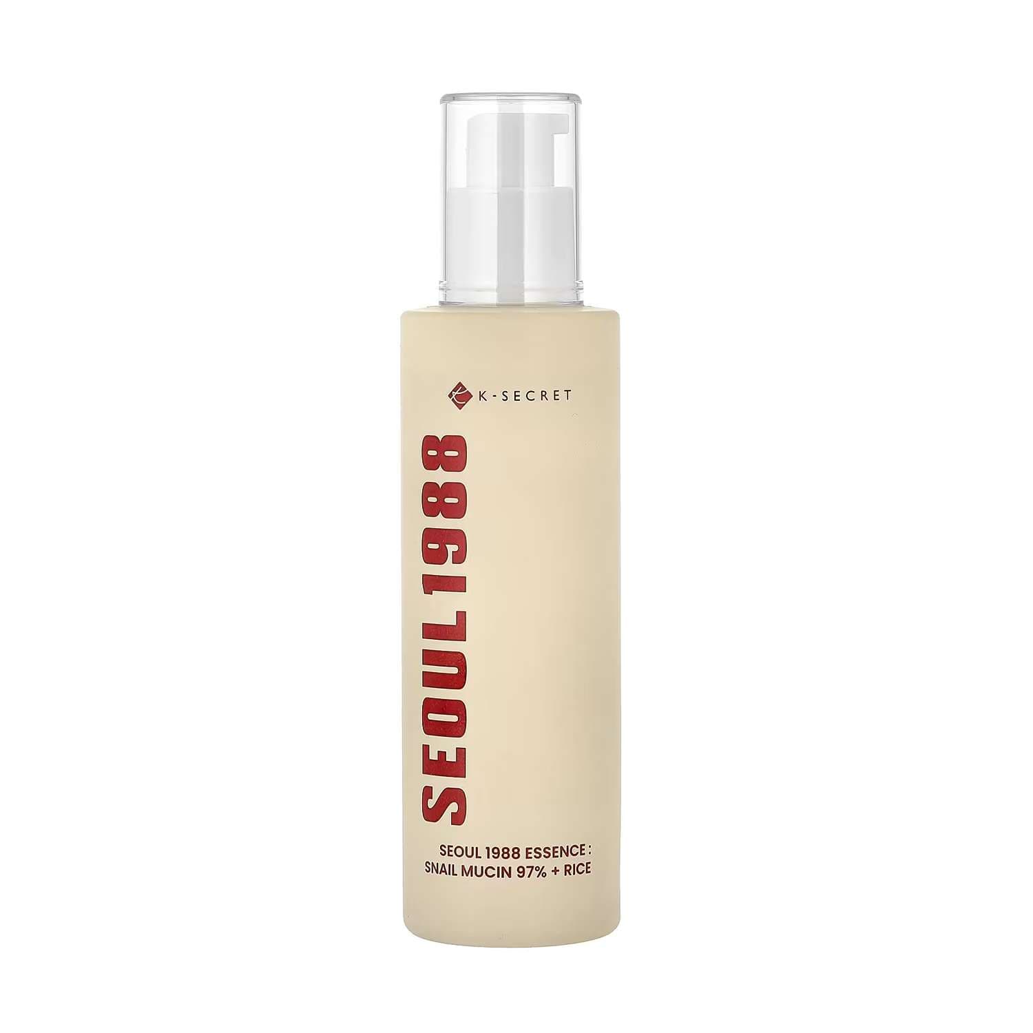 اسنس مرطوب‌کننده سئول 1988 کی‌سکرت مدل Snail Mucin 97 Rice حجم 100 میلی‌لیتر