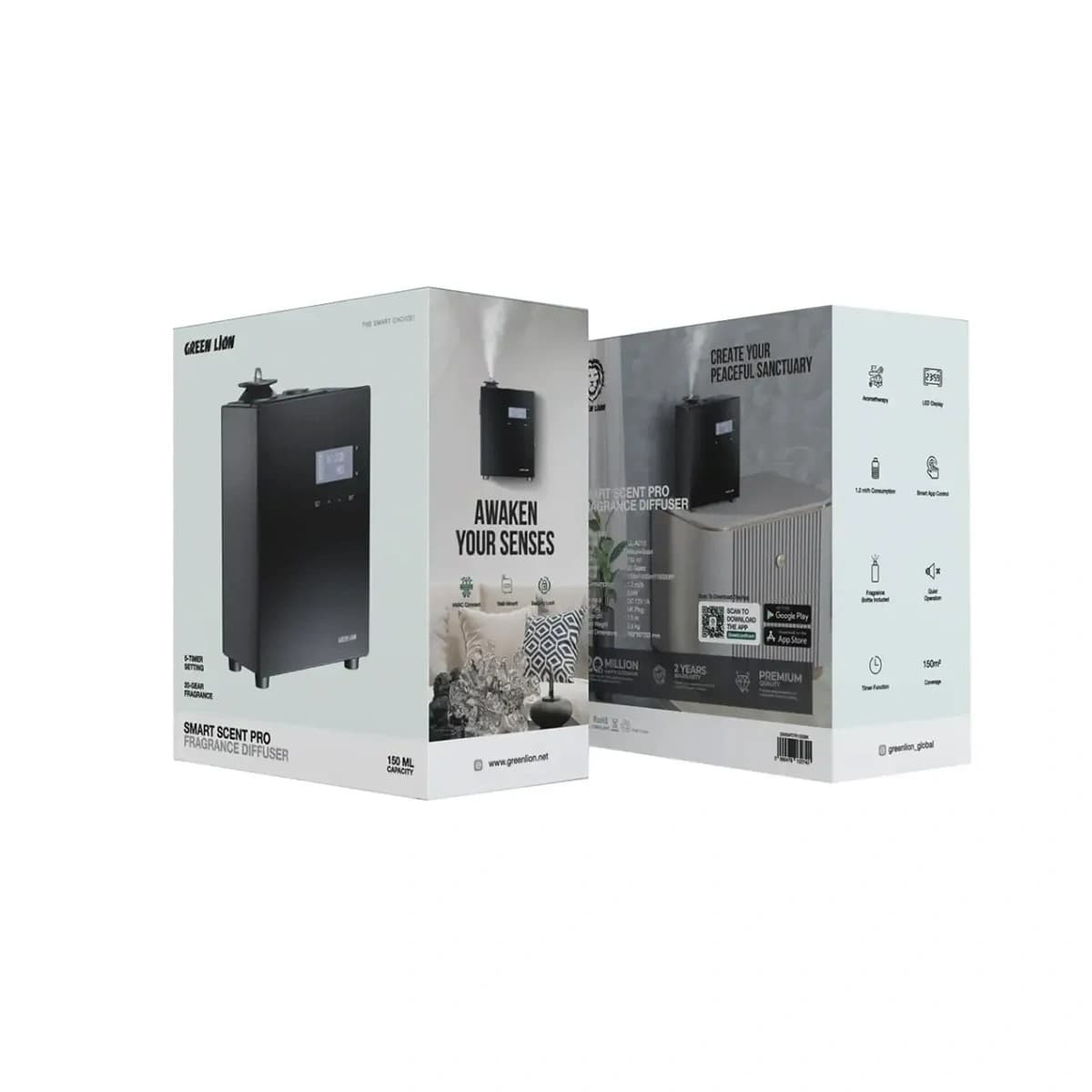 دستگاه بخور گرین لاین مدل (GNSMTFR150BK) smart scent pro — تصویر ۶