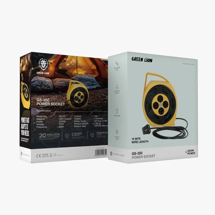 چند راهی برق 2200W گرین لاین مدل GS-350 — تصویر ۳
