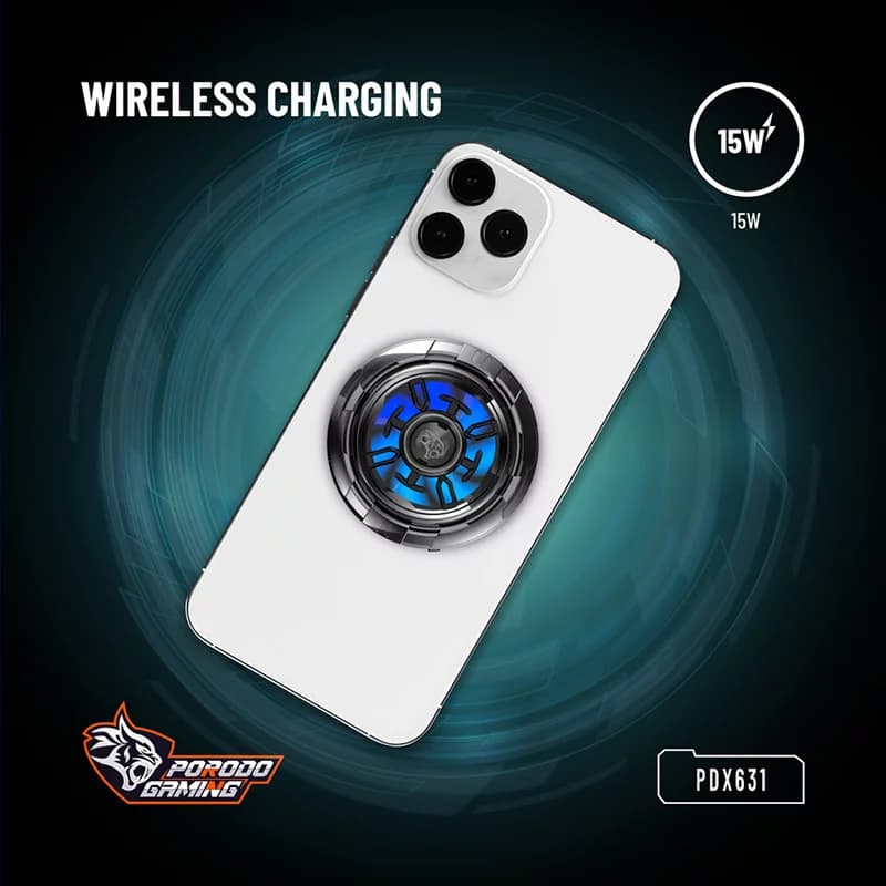 فن خنک کننده و شارژر وایرلس موبایل پرودو مدل PDX631 — تصویر ۱۲