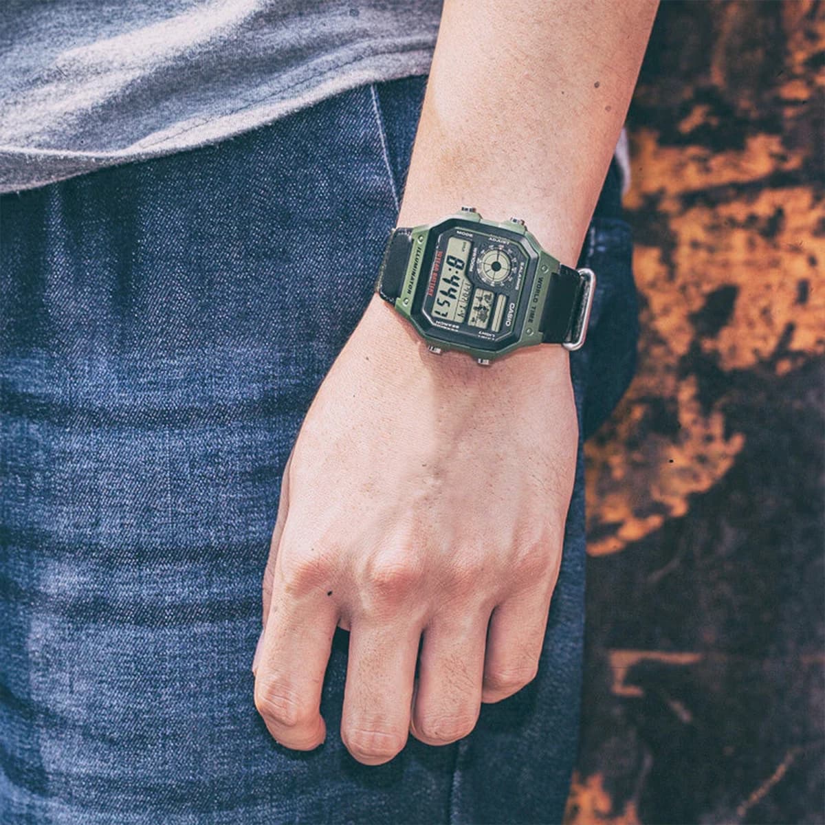 ساعت مچی کاسیو (Casio) مدل AE-1200WHB-3BV — تصویر ۷