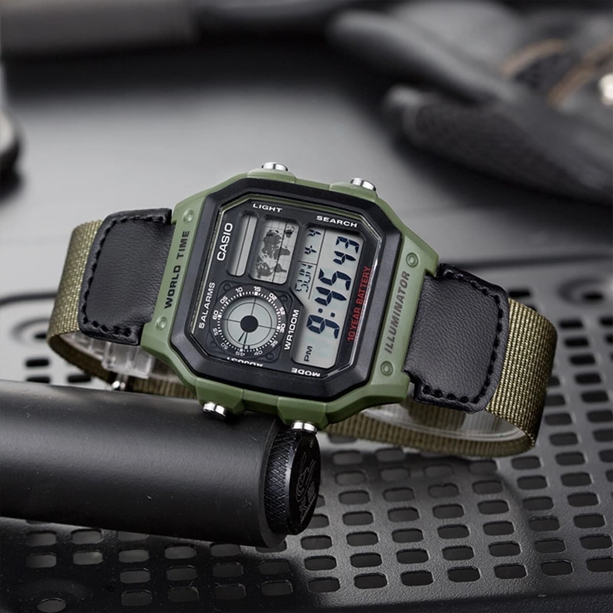 ساعت مچی کاسیو (Casio) مدل AE-1200WHB-3BV — تصویر ۱۲