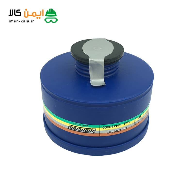 فیلتر ماسک شیمیایی تمام صورت اسپاسیانی 4 حالته مدل A2B2E2K2 — تصویر ۲