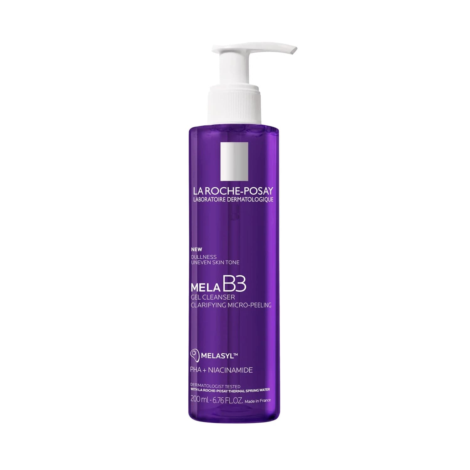 ژل شستشو ضدلک لاروش پوزای مدل Mela B3 Cleanser حجم 200 میلی‌لیتر